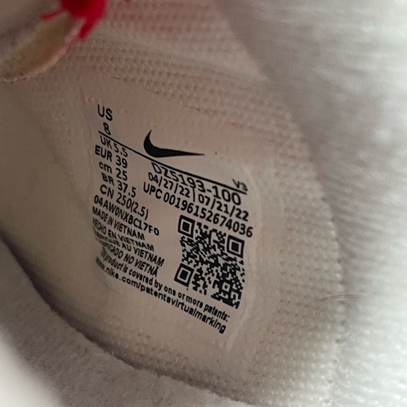 Nike Air Force 1 Shadow Sail Green and University Blue Multicolor - Picture 8 of 15